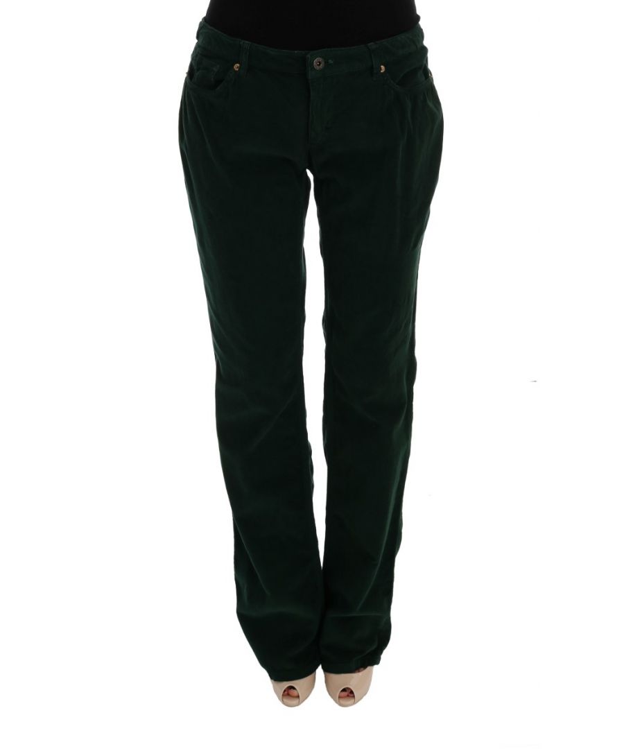 Image for Dolce & Gabbana Green Cotton Corduroys Jeans