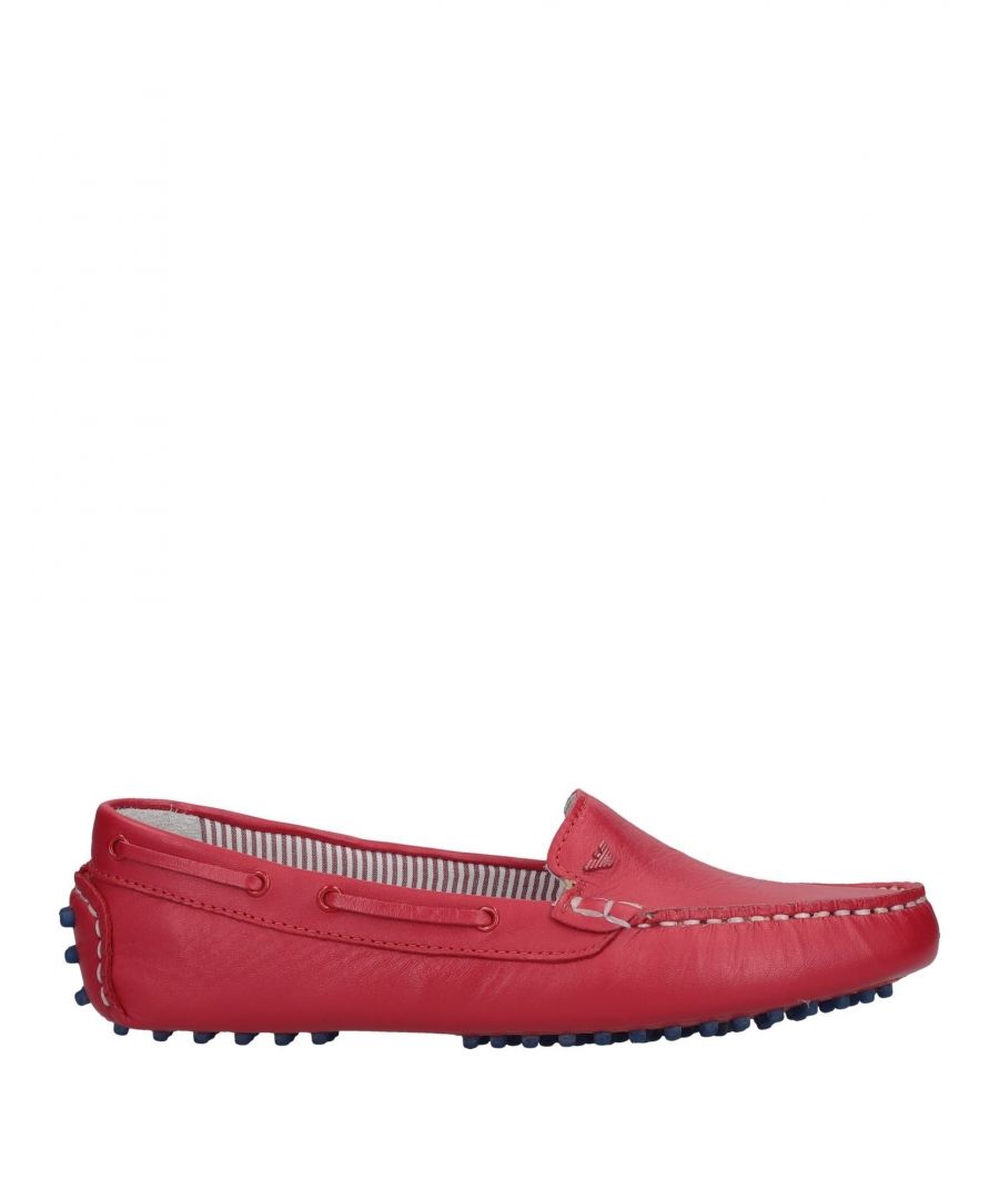 Image for Armani Junior Boys' Loafers Leather in Red