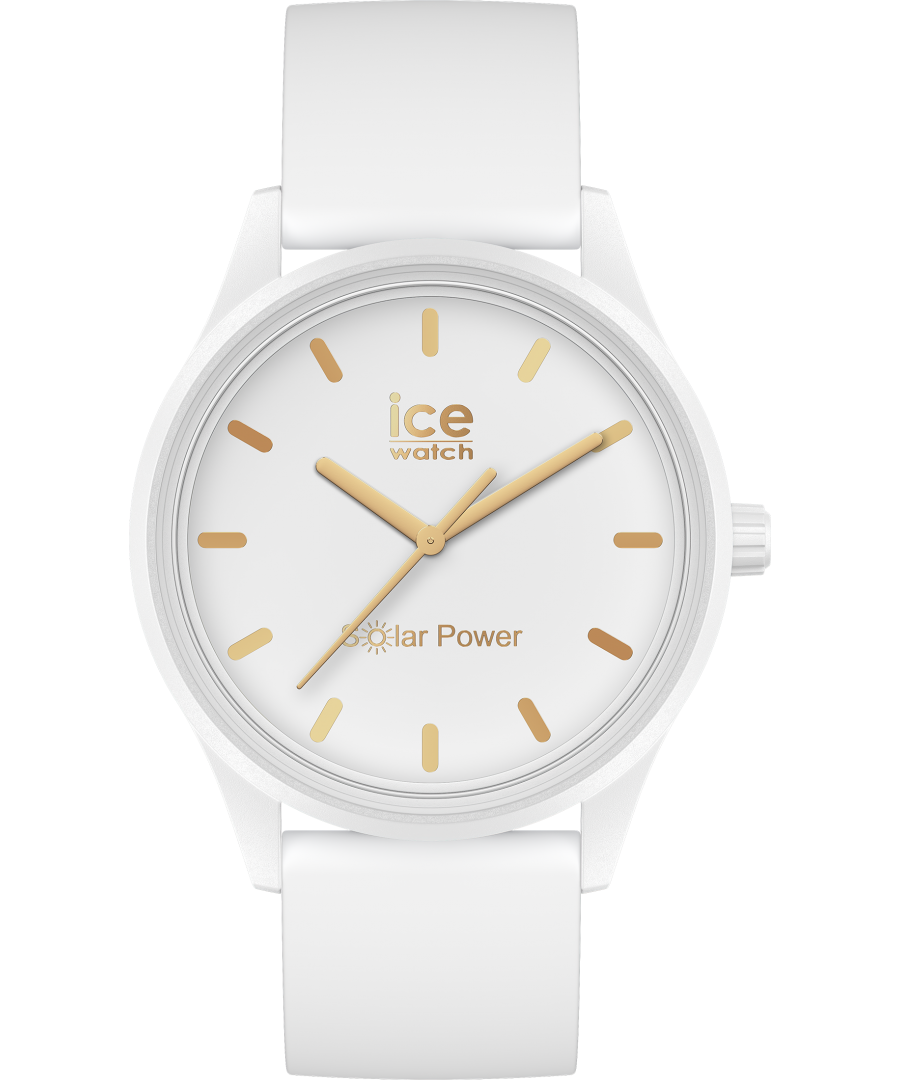 Ice Watch Ice Solar Power - White Gold dameshorloge Wit 020301