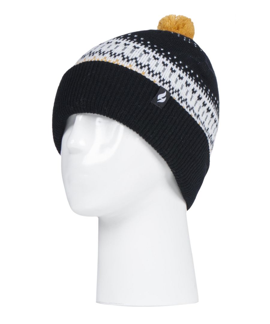 Heat Holders - Thermische wintermuts voor dames - Zwart