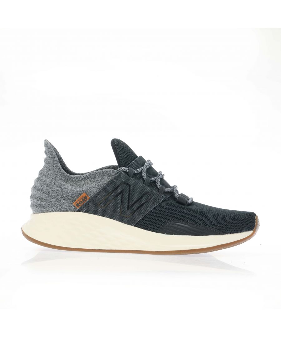 Women's New Balance Fresh Foam Roav Running Shoes in Black Grey