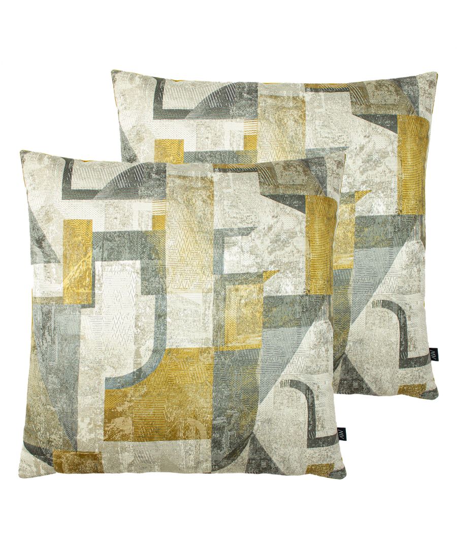 Inspired by the modernist movement, neutra embraces streamlined architectural design with organic sculptural shapes and translates them through print and jacquard. The innovative techniques and unique patterns work together effortlessly to create a contemporary and fresh feel. Complete with a plain reverse in soft velvet feel fabric, this cushion is perfect to compliment an array of textures and tones.