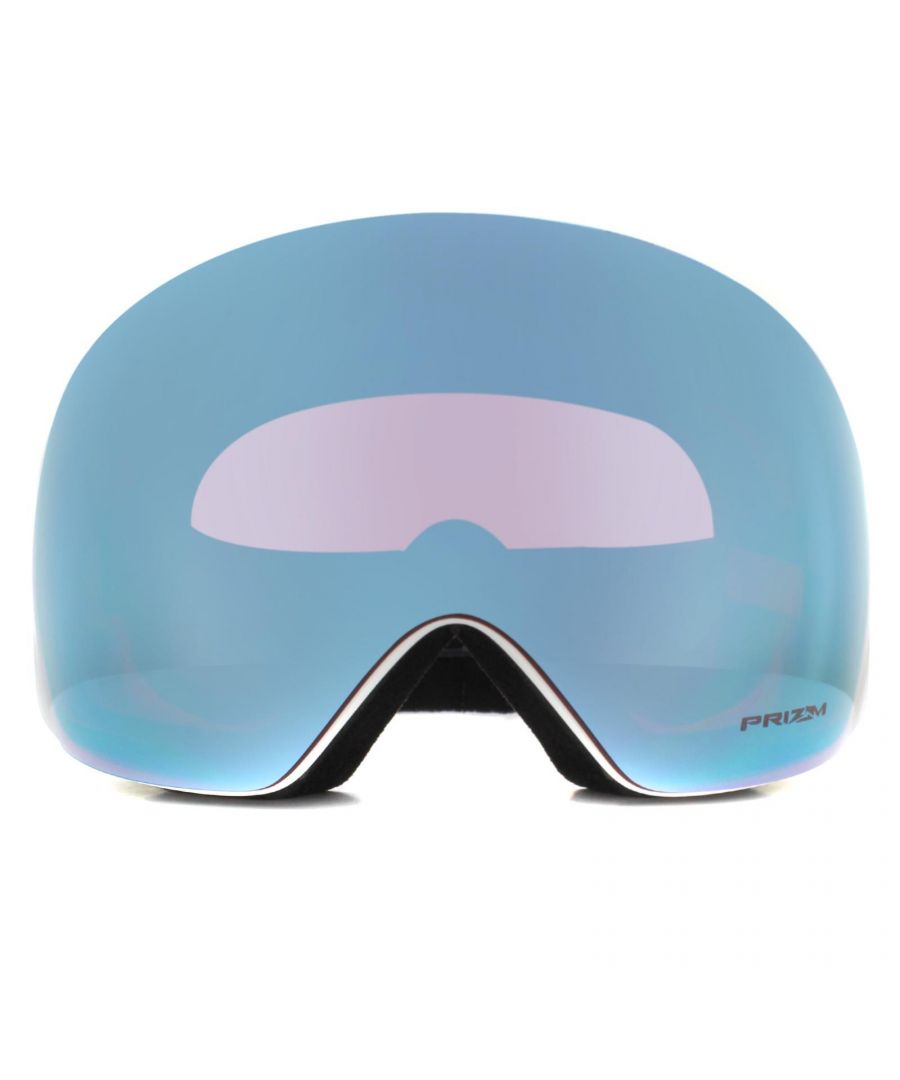 Image for Oakley Ski Goggles Flight Deck OO7050-91 Matte White Prizm Snow Sapphire Iridium
