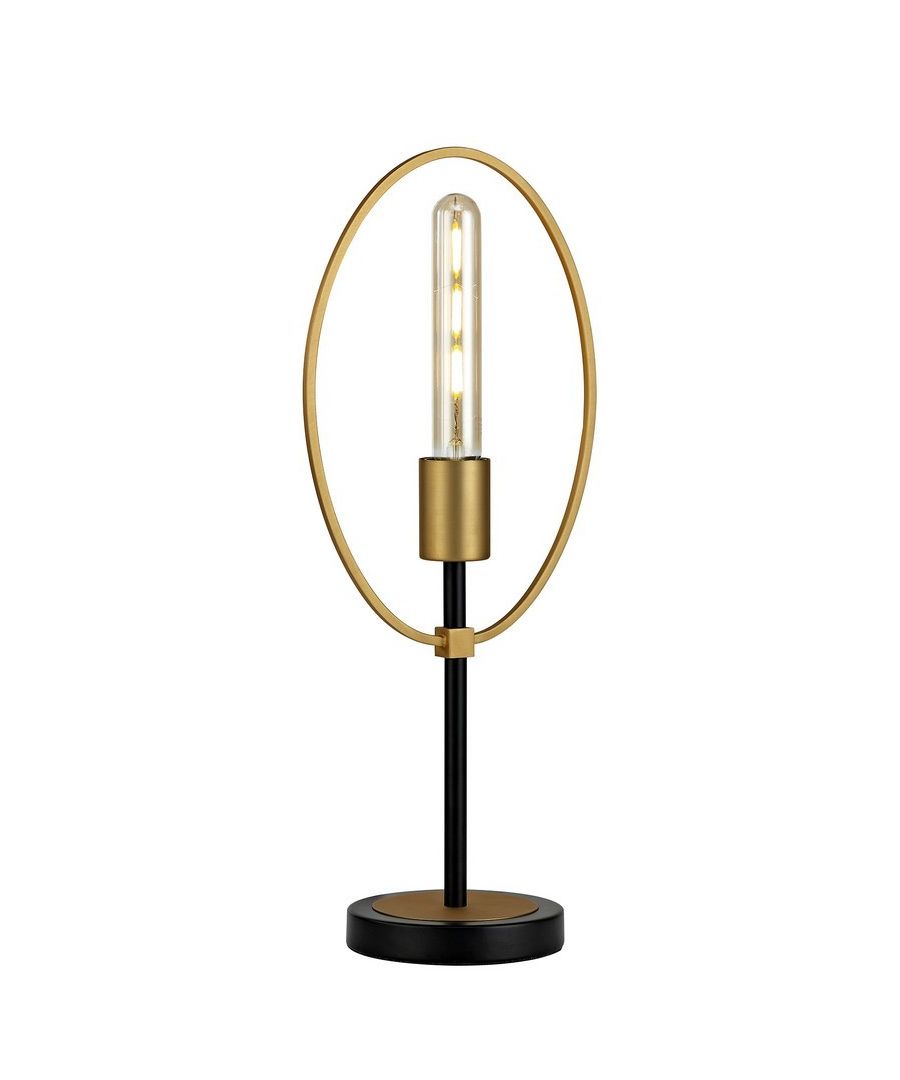 Finish: Sand Gold, Matt Black | IP Rating: IP20 | Height (cm): 48 | Length (cm): 20 | Width (cm): 13 | No. of Lights: 1 | Lamp Type: E27 | Dimmable: Yes - Dimmable Lamps Required | Wattage (max): 60W | Weight (kg): 0.65kg | Bulb Included: No