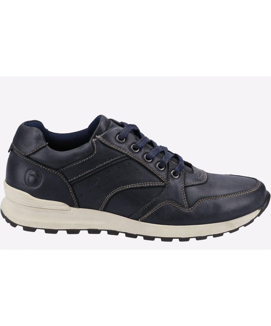 Epney is a men's stylish yet versatile lace up casual shoe with leather uppers, memory foam for comfort and flat TPR sole.\n- Memory Foam\n- Lightweight Sole Unit\n- Smooth Leather Upper