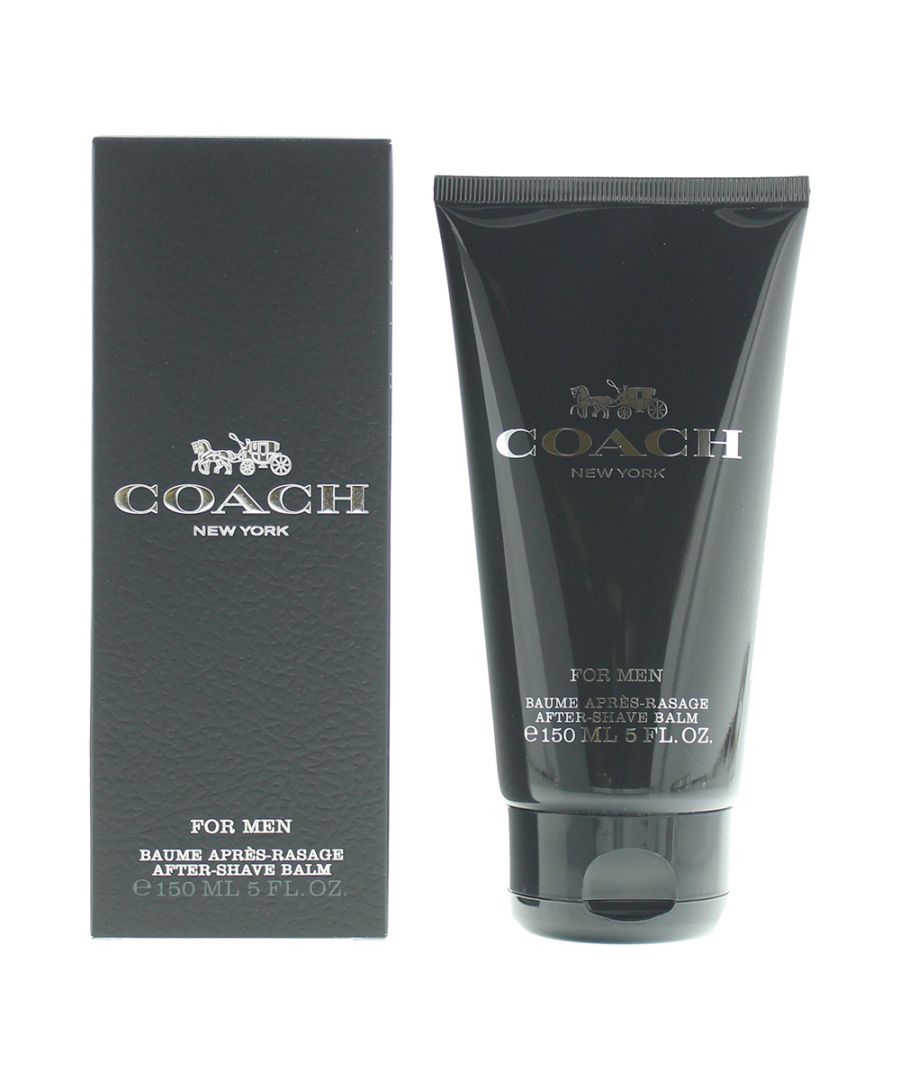 This luxury aftershave balm by Coach soothes and calms the skin post-shave, erasing redness from razor burn and leaves fresh and intensely fragranced finish.