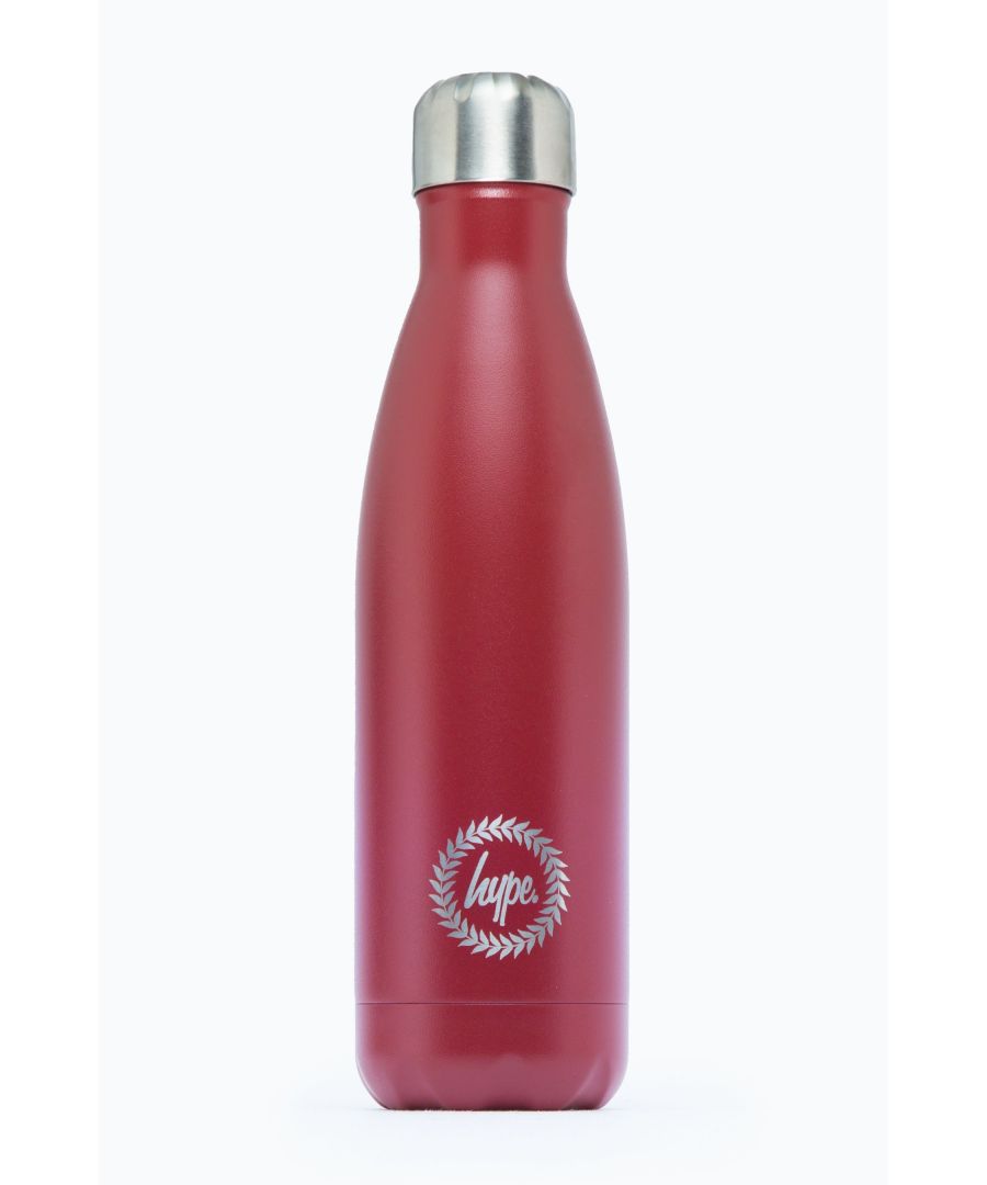 Image for Hype Red Steel Reusable Water Bottle