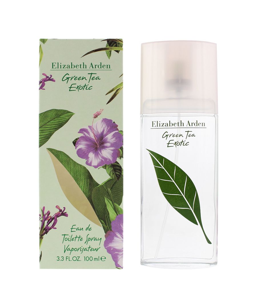 Elizabeth Arden design house launched Green Tea Exotic in 2009 as a aromatic fragrance for women. Green Tea Exotic notes consist of bergamot black tea lime purple vine blossom orchid lily jasmine green tea woody accords amber and white daffodil.