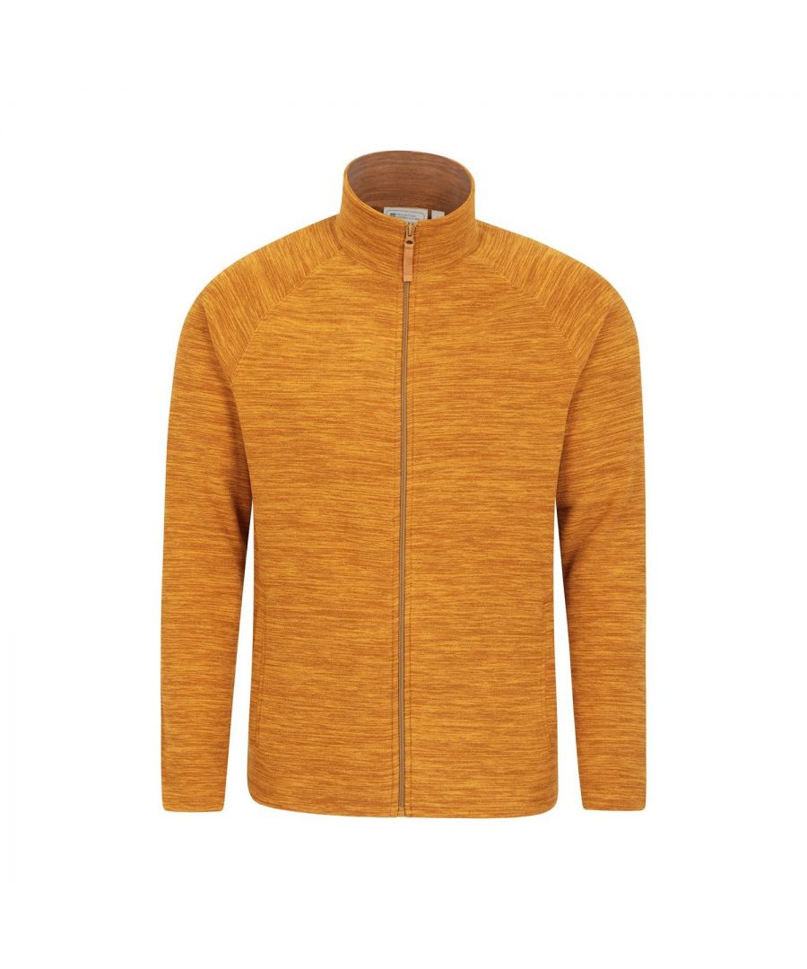 Mountain Warehouse Mens Snowdon II Full Zip Fleece Jacket (Yellow) - Size 2XS