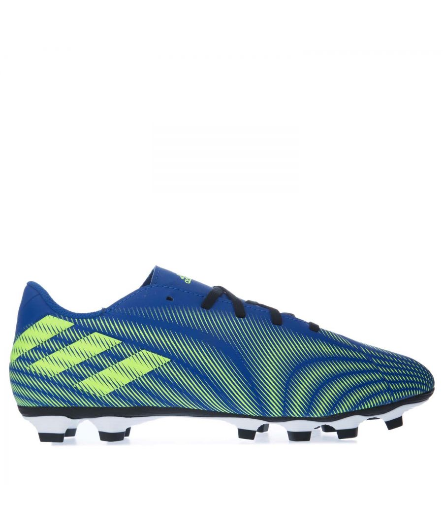 adidas Boys Boy's Junior Nemeziz.4 Turf Football Boots in Blue - Size UK 5.5