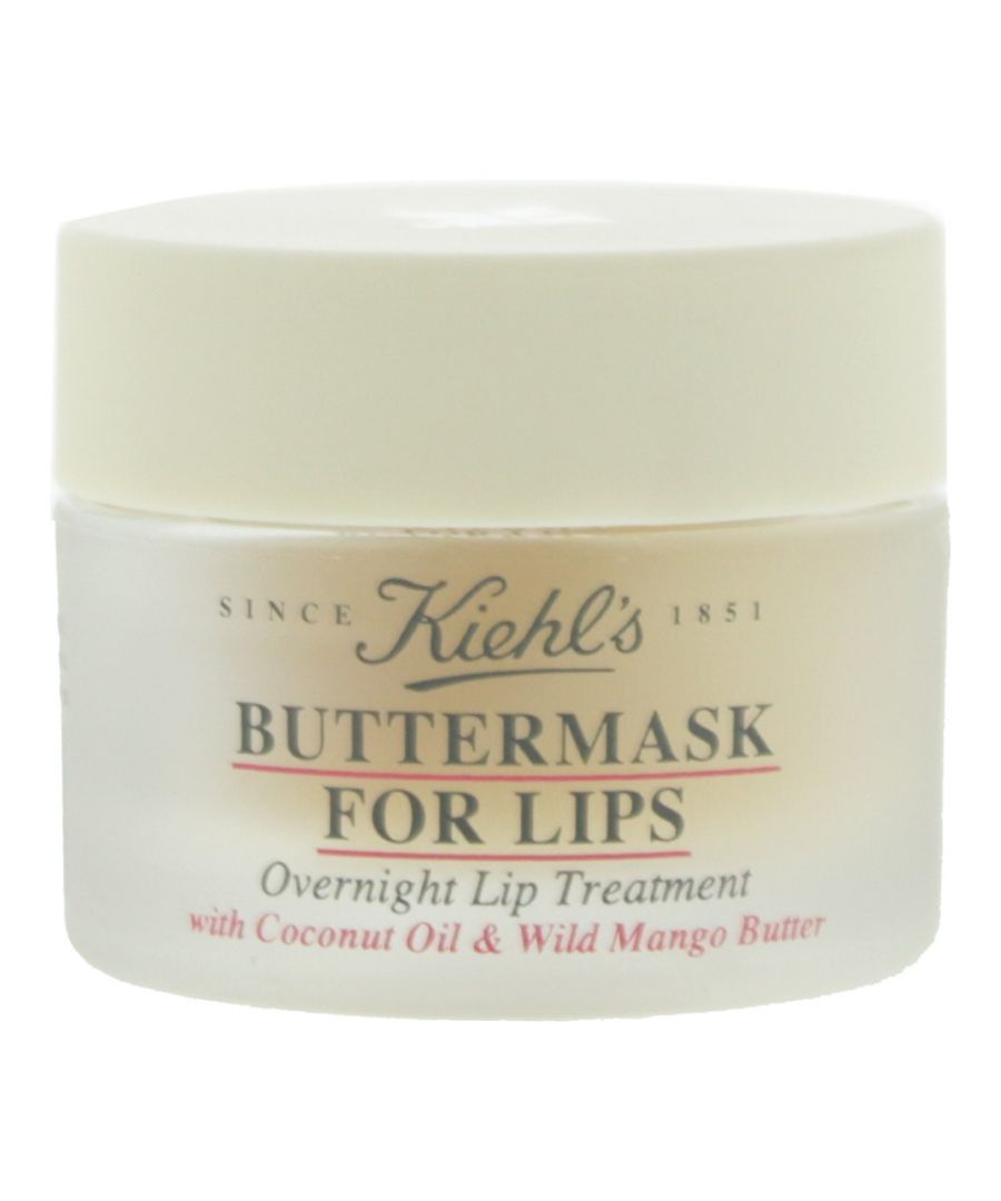Kiehl's Buttermask for Lips overnight Treatment helps hydrate the lips and visibly refresh the appearance of lips. It offers intense moisture for soft and smooth lips. Apply before sleep.