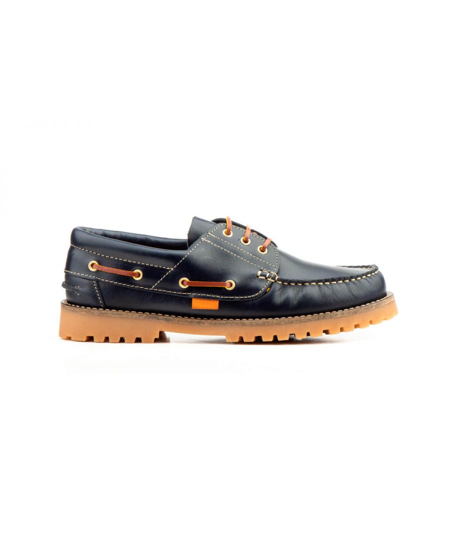 Image for Confortable moccasin Purapiel in Blue