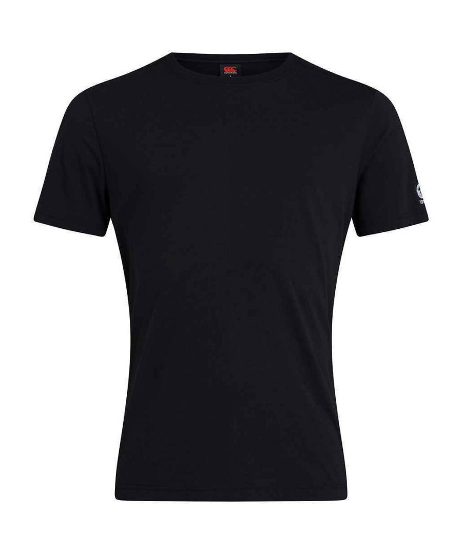 Image for Canterbury Unisex Adult Club Plain T-Shirt (Black)