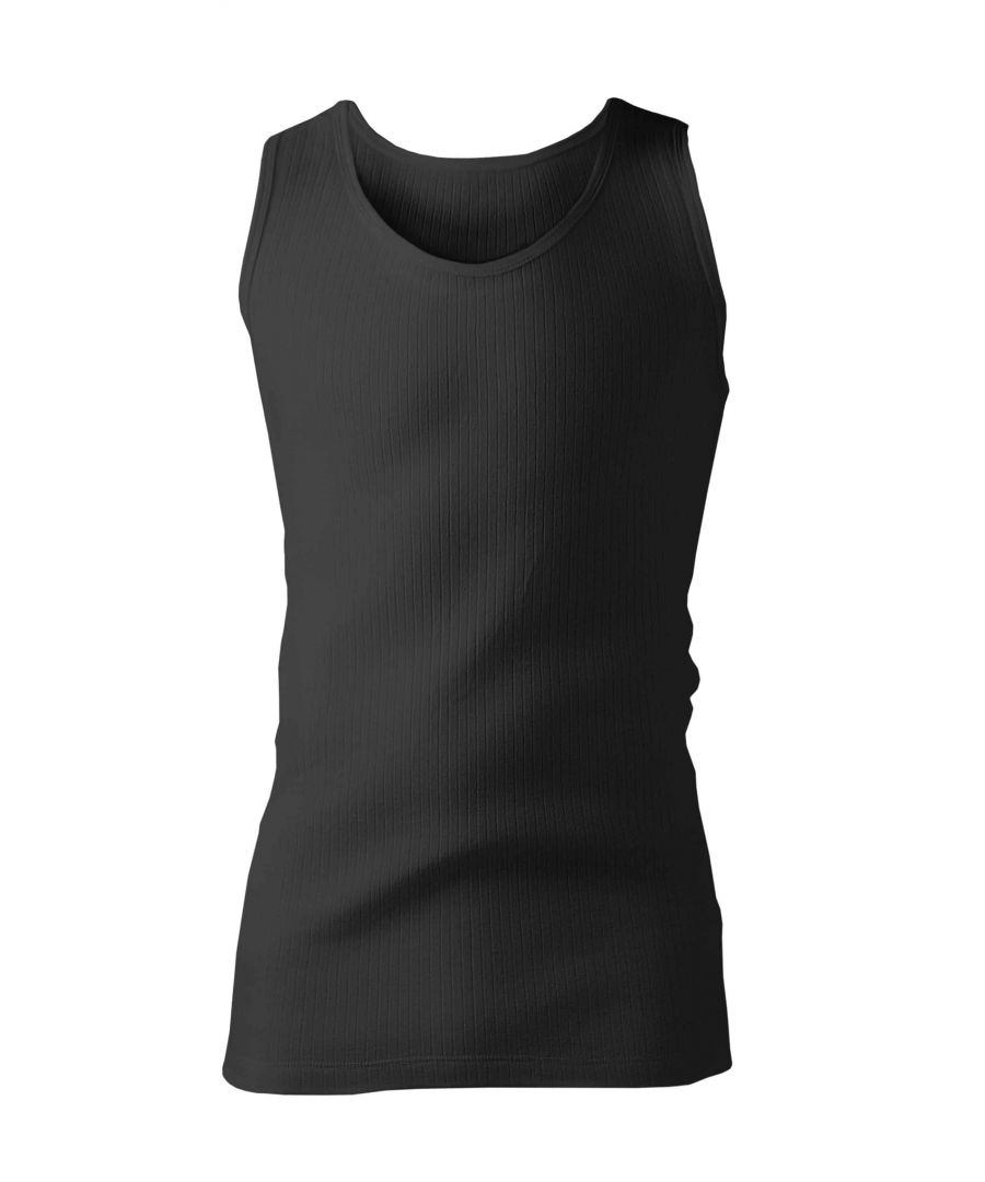 Image for Heat Holders - Men's Cotton Thermal Underwear Sleeveless Vest
