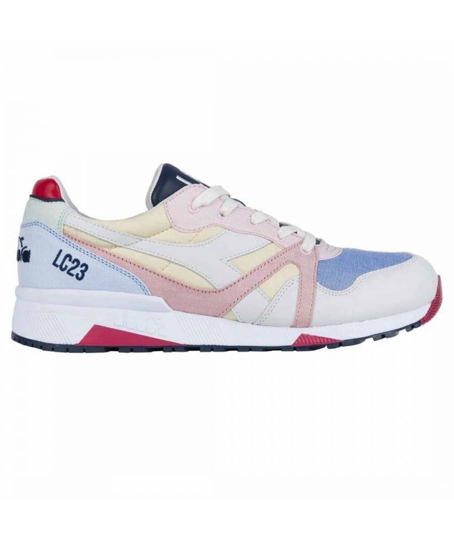 Diadora LC 23 N9000 Oxford Mens Multicoloured Trainers - Multicolour - Size UK 4.5