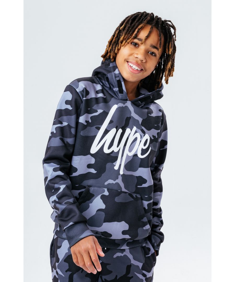 hype Shadow Camo Kids Pullover Hoodie