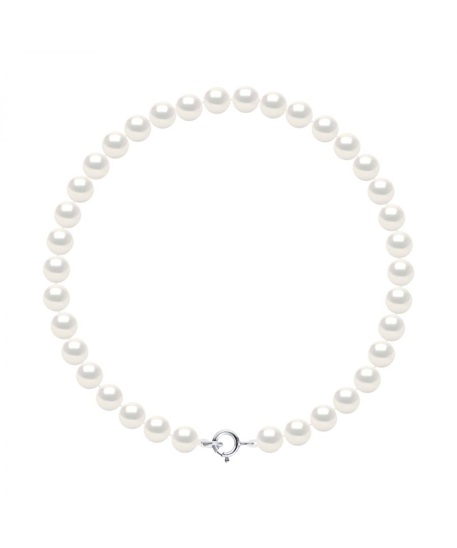 Image for DIADEMA - Bracelet - Real Freshwater Pearls - White - White Gold