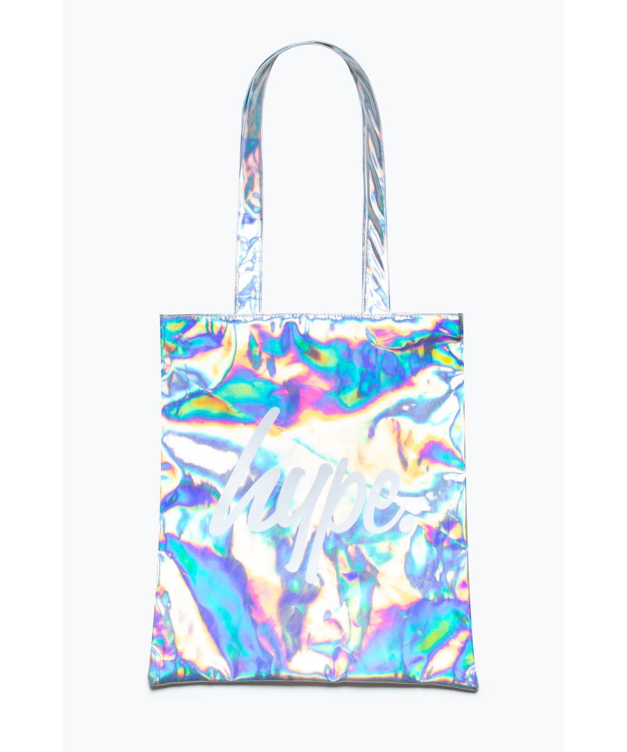 Image for Hype Silver Holographic Tote Bag