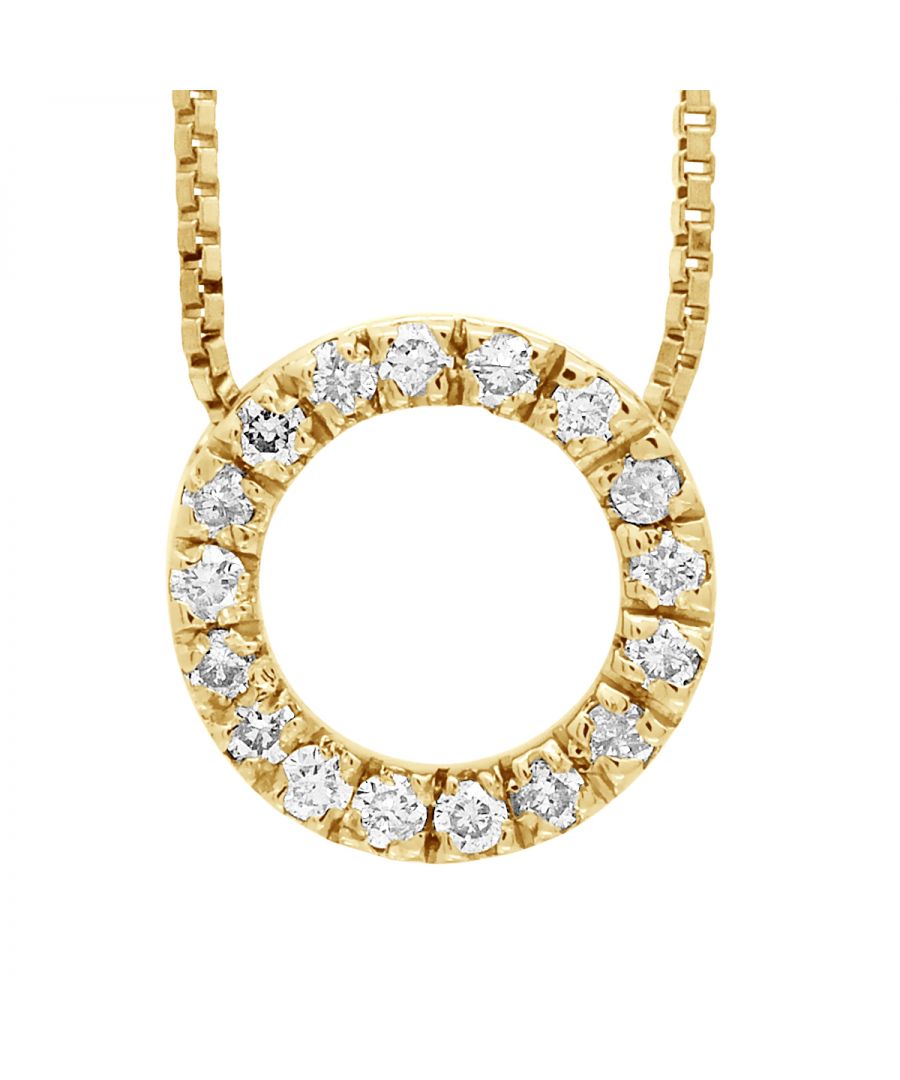 Image for DIADEMA - Necklace with Diamonds - Yellow Gold