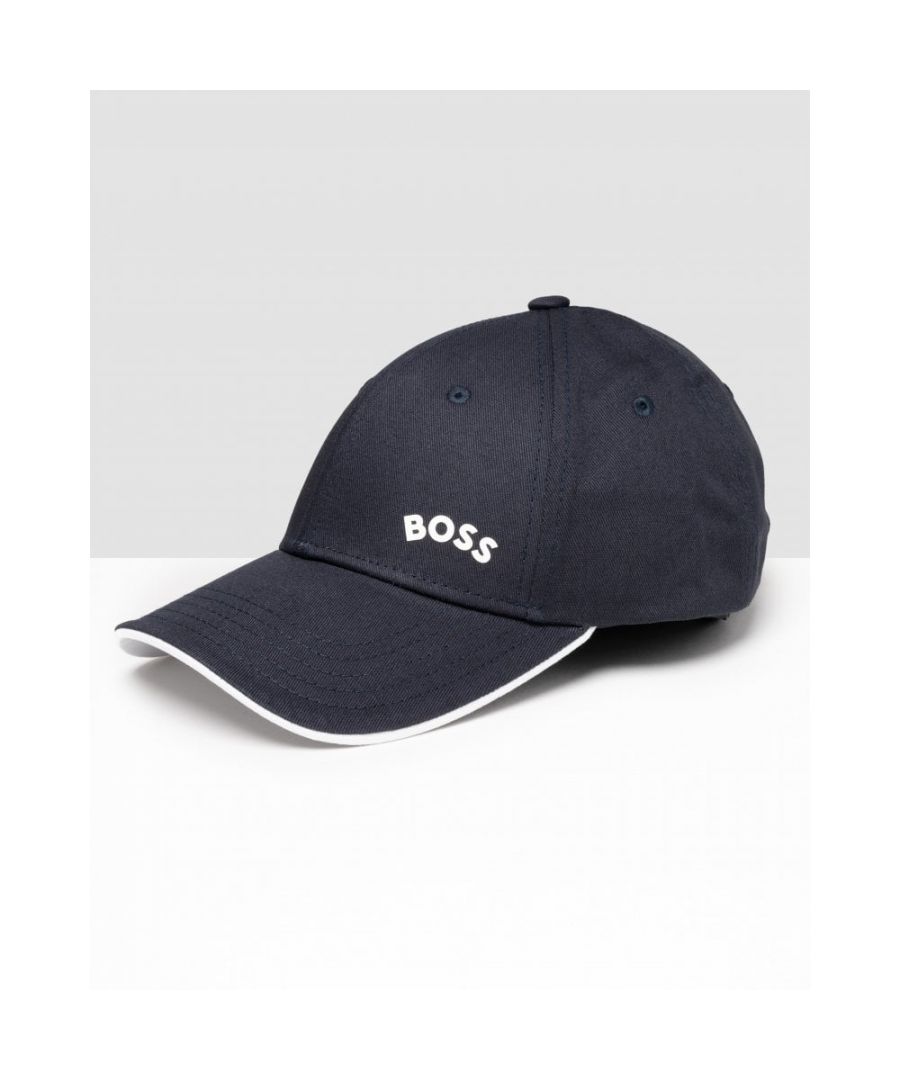 A sportswear cap by BOSS. Featuring contrast accents including a curved BOSS logo, this cap is designed in breathable cotton twill for everyday comfort.\n100% Cotton \n50468257            