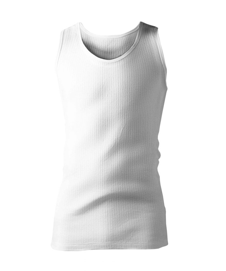 Image for Heat Holders - Men's Cotton Thermal Underwear Sleeveless Vest