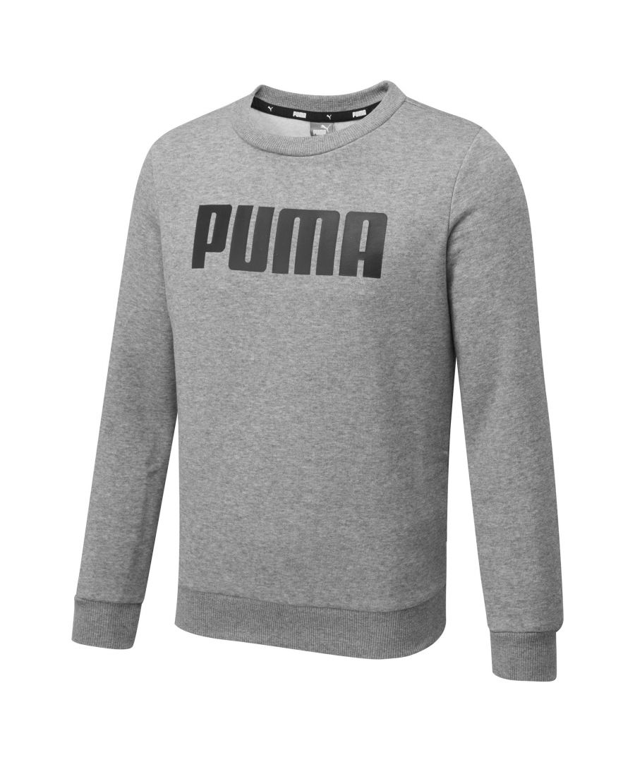 Kids will love the lazy days lounging around in this warm and cosy sweatshirt. FEATURES & BENEFITS Recycled Content: Made with at least 20% recycled material as a step toward a better future DETAILS Regular fitCrew neckComfortable style by PUMAPUMA branding detailsSignature PUMA design elements