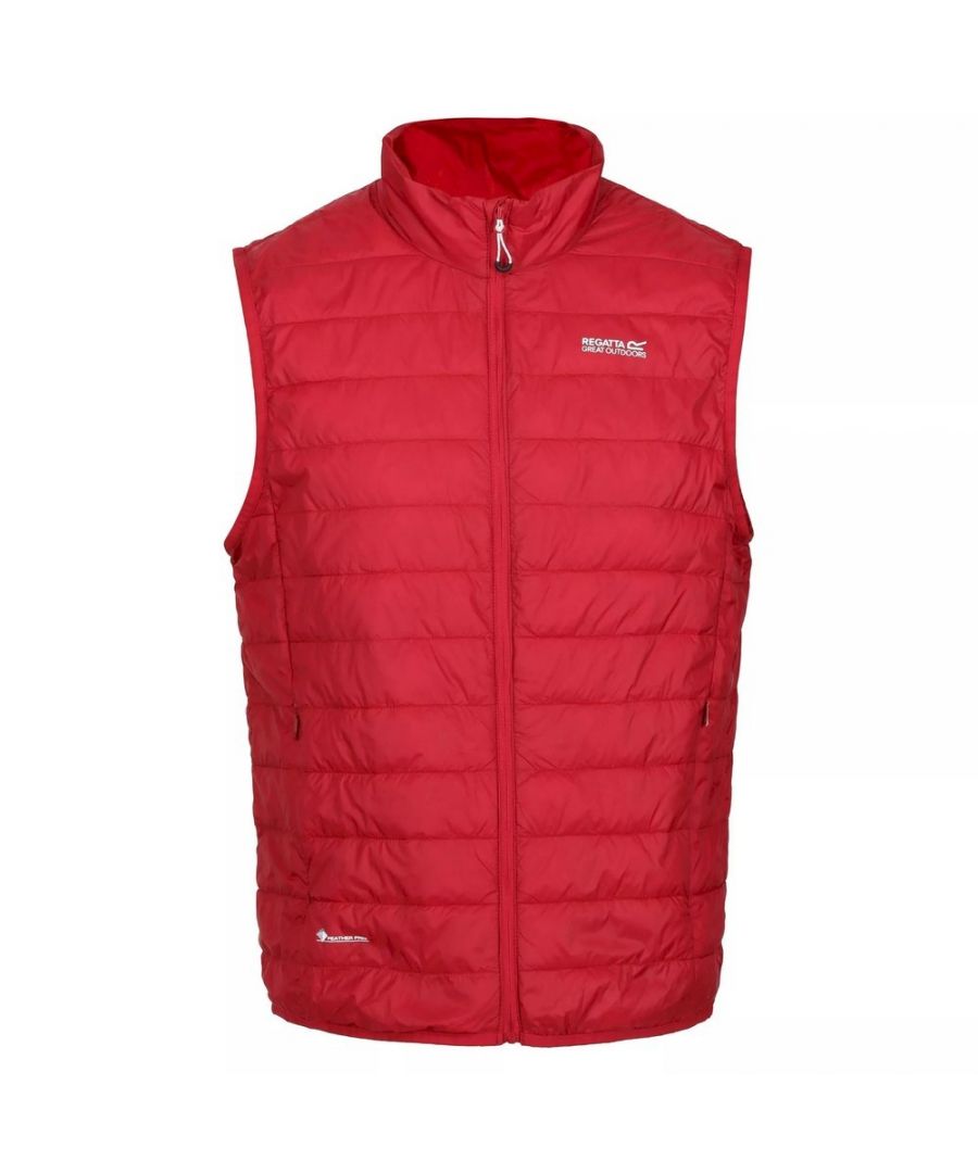 Filling: Feather-Free. Fabric: Recycled. Lining: Synthetic. Design: Quilted. Compressible, Insulated, Packaway, Padded. Fabric Technology: DWR Finish, Lightweight, Showerproof. Neckline: High-Neck. Sleeve-Type: Sleeveless. Pockets: 2 Lower Pockets, Concealed Zip. Fastening: Full Zip. Denier: 20D. Sustainability: Eco Friendly. Contents: Stuff Sack.