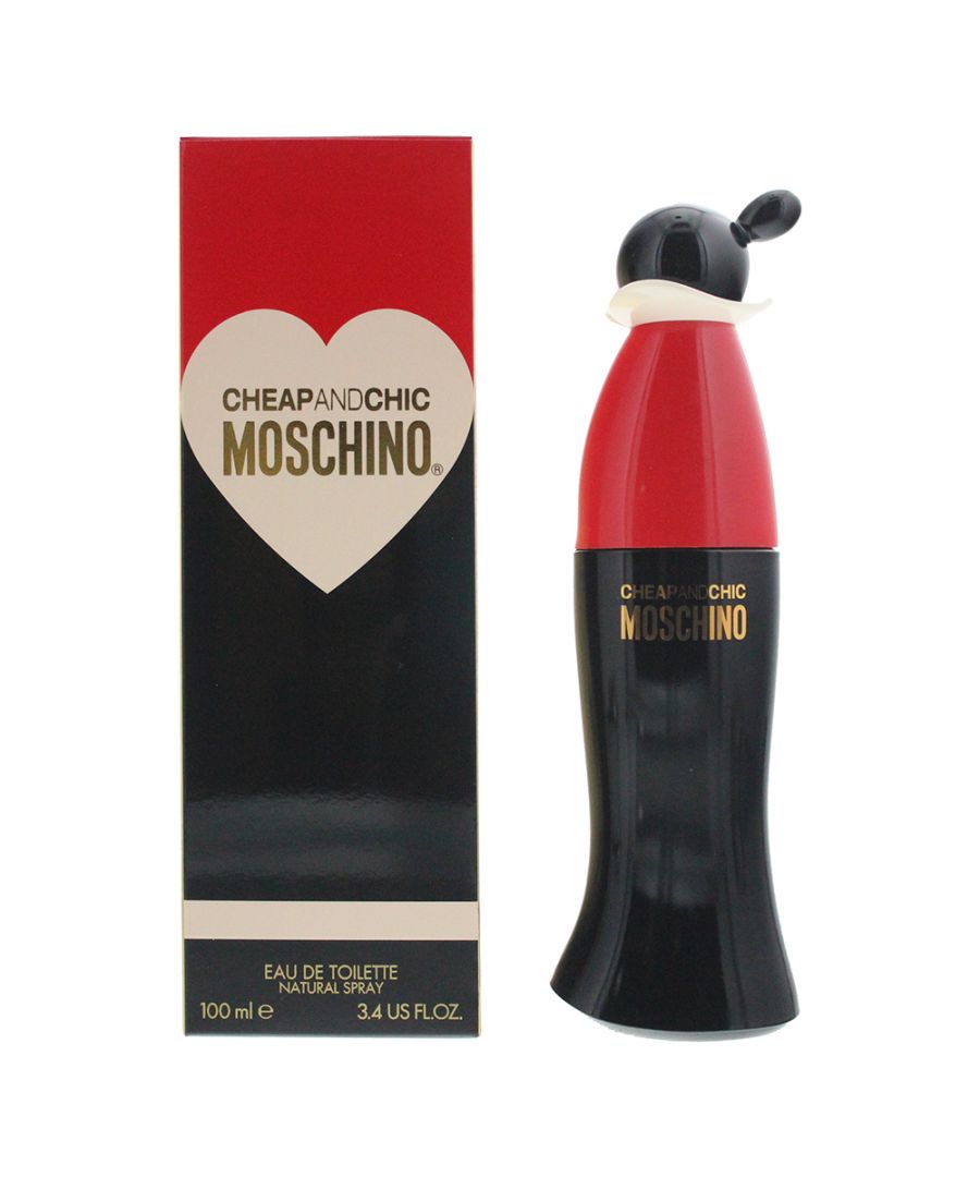 Moschino design house launched Cheap & Chic in 1995 as a floral fragrance for women. Cheap & Chic notes consist of Cheap & Chic notes consist of rose, jasmine, freesia, violet, peony, cedar, musk, vanilla, orchid and grey amber.
