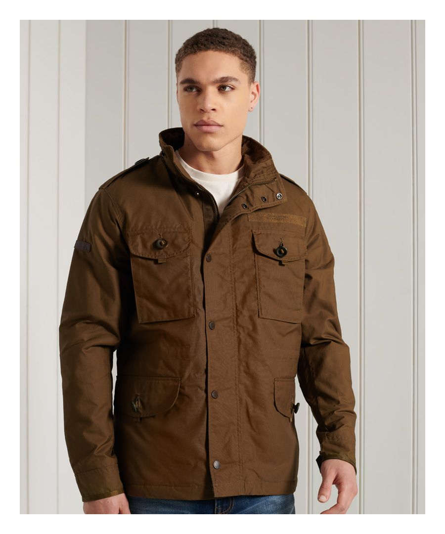 Image for SUPERDRY Waxed Field Jacket