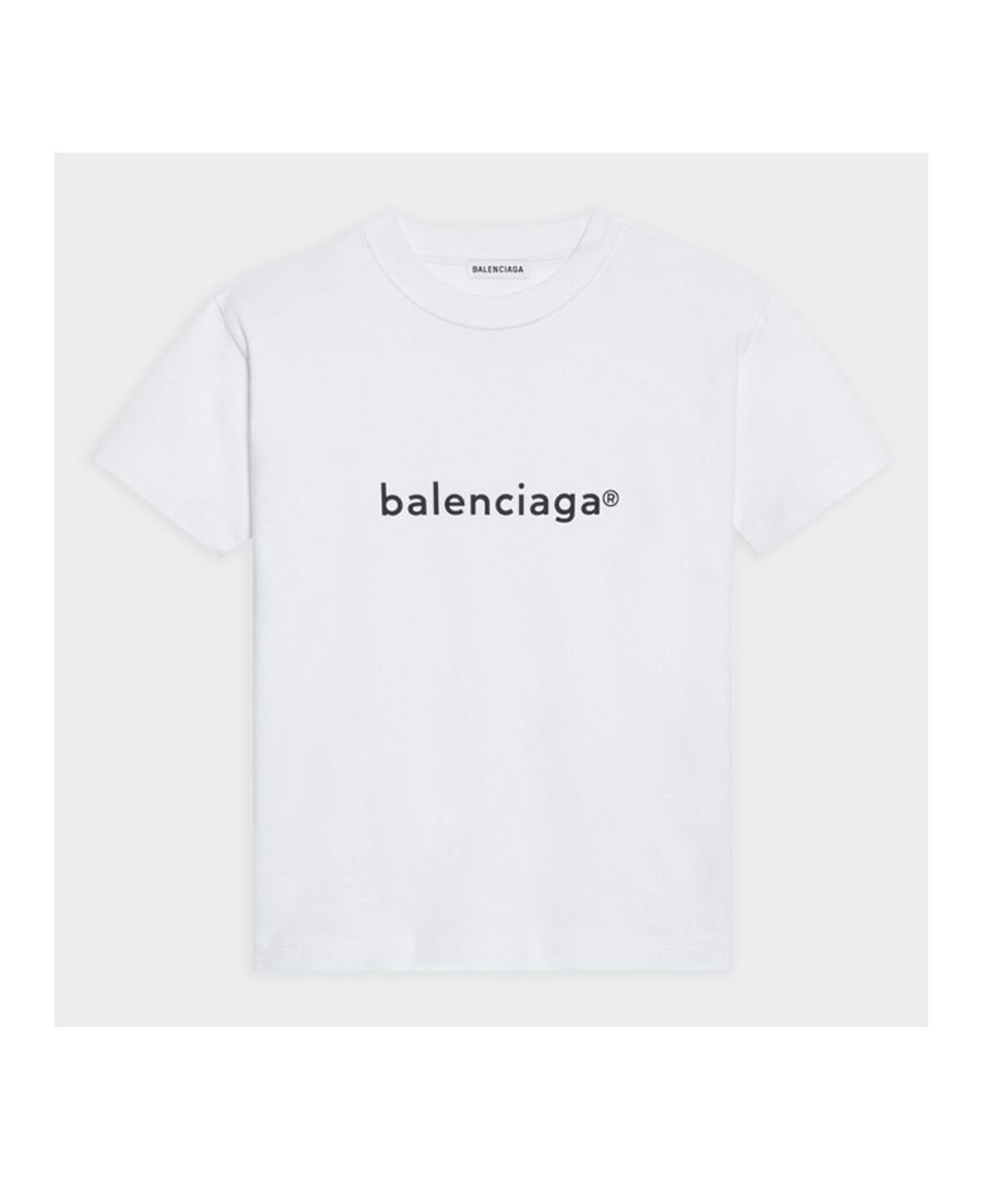 Short Sleeves, Balenciaga Text. 100% Cotton.