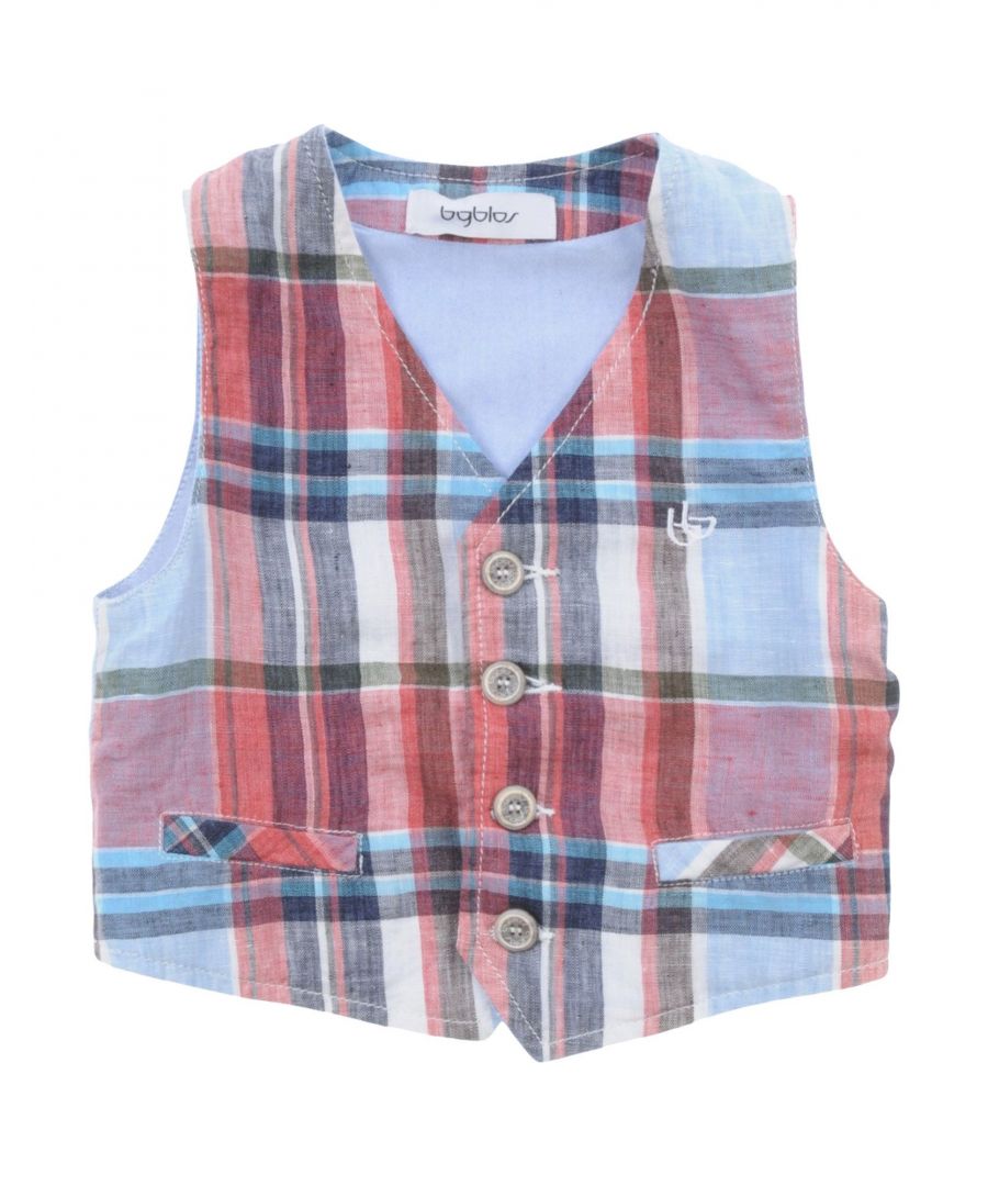 Image for Byblos Boy Waistcoats Red Linen