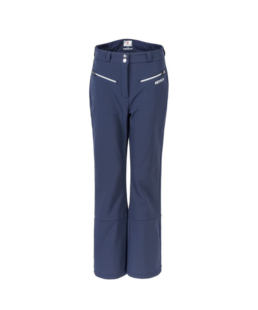 Nevica Vail Pant Ladies - This Nevica Vail Pant features with wide waistband and adjusters for a comfortable fit. The pant is complete with ski features that include snow gaitor and is waterproof to 10,000 water column.