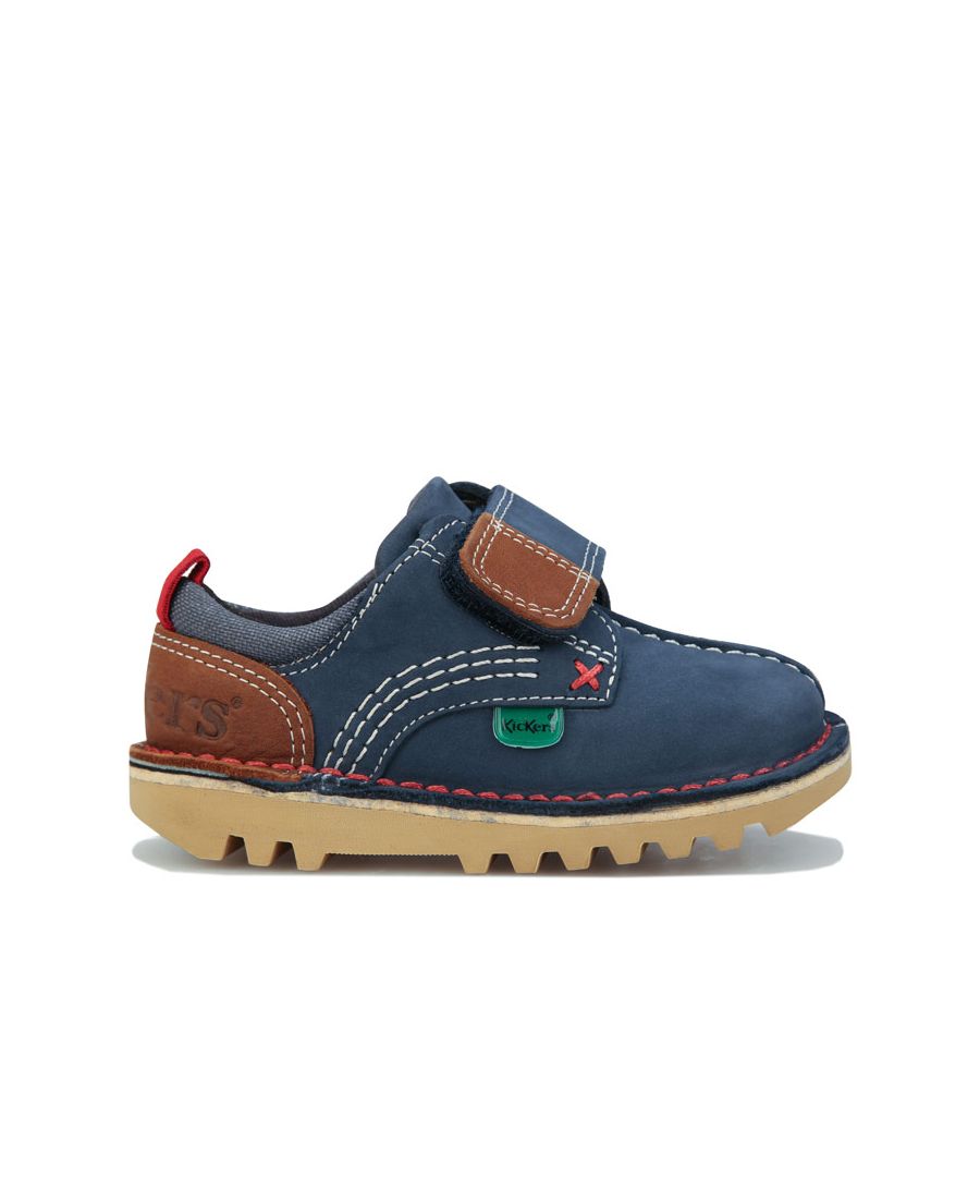 Image for Boy's Kickers Children Kick Lo Stroll Shoes in Blue