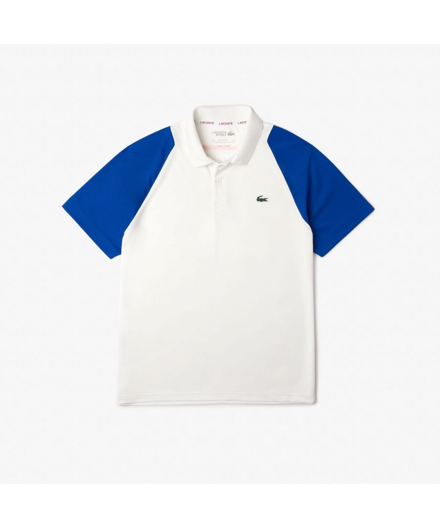 Lacoste Mens Tennis Recycled Polo Shirt in Multi colour - Multicolour Cotton - Size Medium