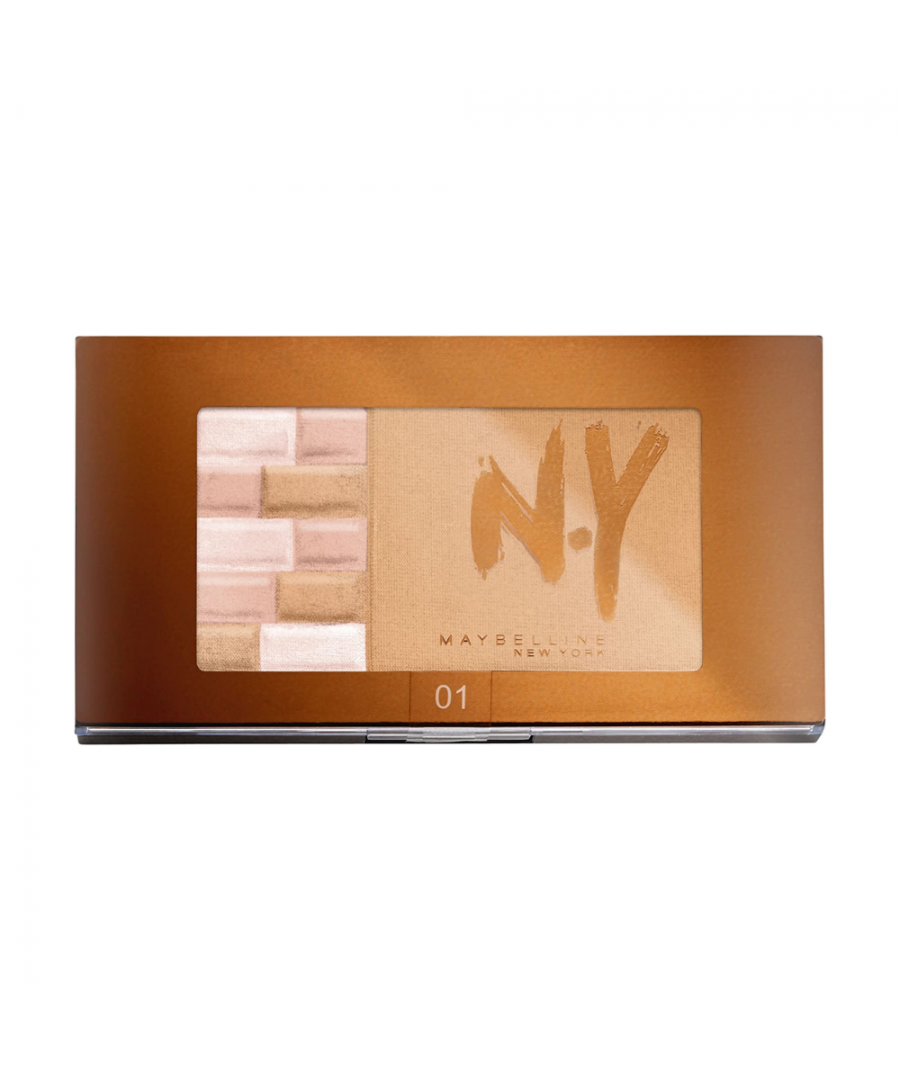 Get a gorgeous, healthy glow with this fab bronzer palette from Maybelline. The shimmer bricks help illuminate complexion and the matte Bronzer contains a natural tan. Bricks bronzer is an all in one bronzing palette and the palette features a natural matte Bronzer as well as lighter, shimmery that are perfect for highlighting.