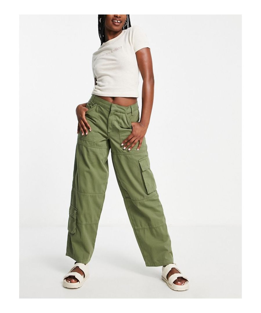 Trousers by Topshop Make your jeans jealous Low rise Belt loops Functional pockets Relaxed fit  Sold By: Asos
