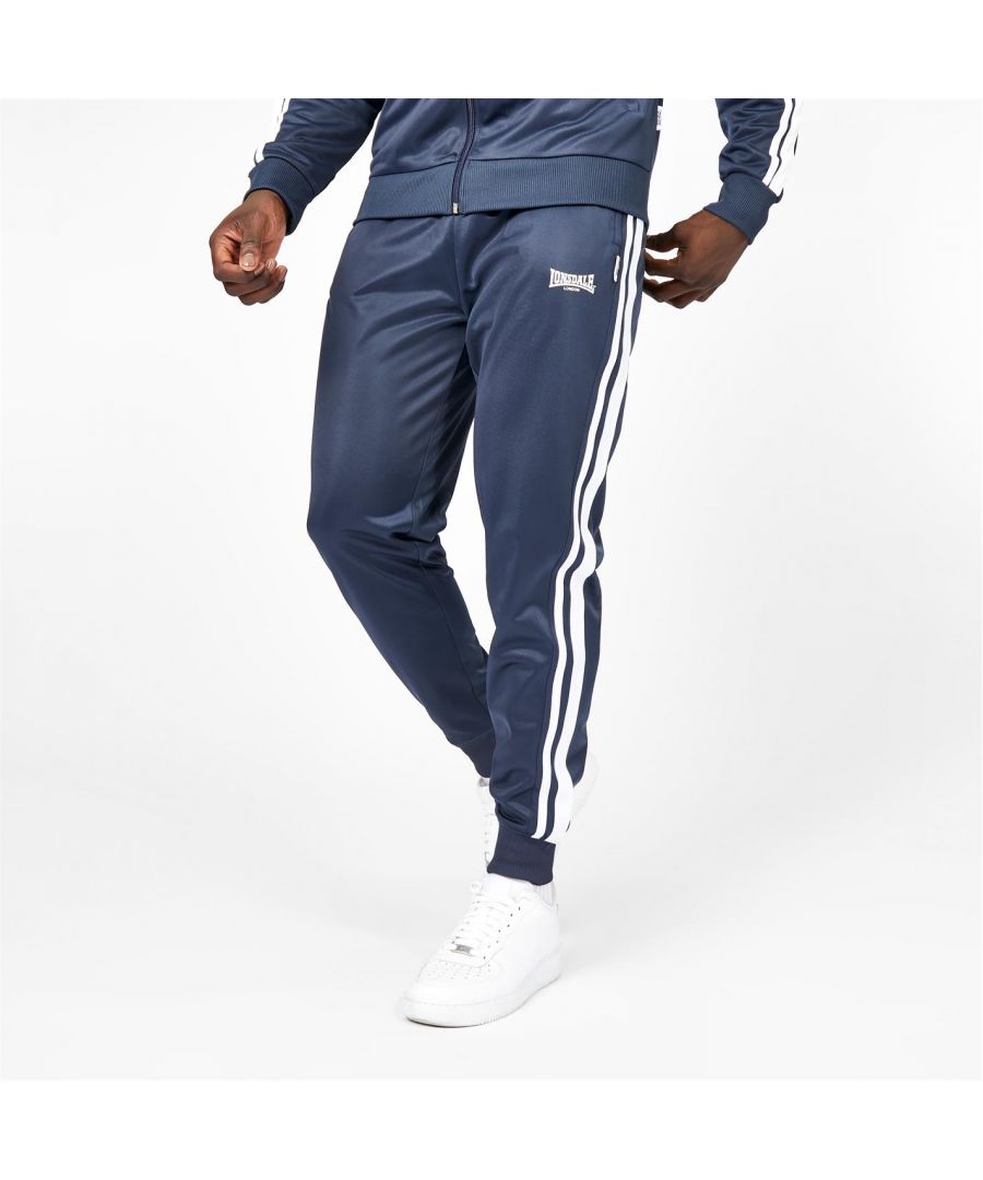 Image for Lonsdale Mens 2S Track Closed Hem Tracksuit Trousers