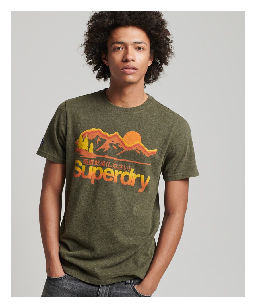 Our Great Outdoors Graphic T-Shirt brings you classic vintage vibes with an adventurous twist. It'll be sure to add a flair to your wardrobe.Relaxed fit – the classic Superdry fit. Not too slim, not too loose, just right. Go for your normal sizeCrew neckShort sleevesPrinted graphic designSignature logo patch