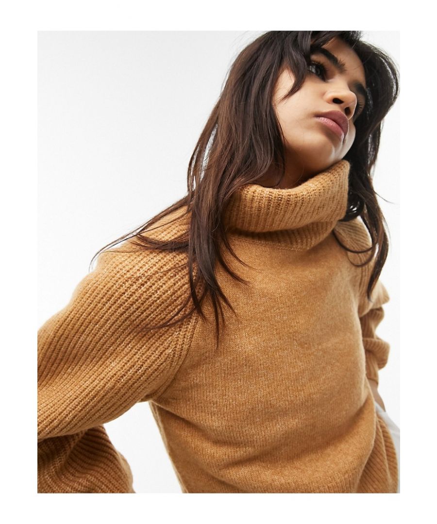 Jumpers & Cardigans by Topshop Welcome to the next phase of Topshop Roll-neck Raglan sleeves Regular fit Sold by Asos