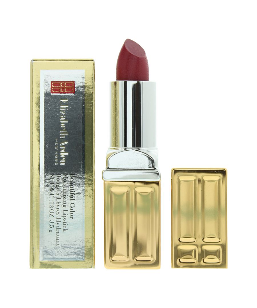 Elizabeth Arden Beautiful Color Moisturising lipstick highly moisturizes the lips while effectively making the lips noticeably plumper. Covers the lip full coverage while leaving your lips feeling smooth and fuller.