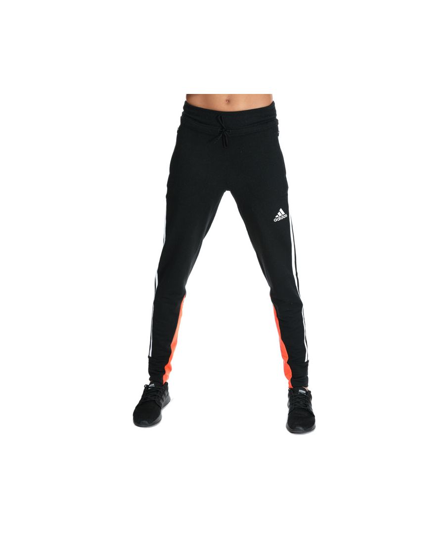 adidas Womenss Sportswear Lightweight Pants in Black - Size 16 UK
