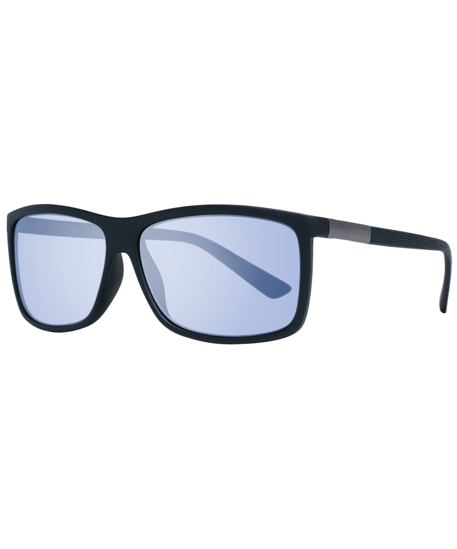 Guess Rectangle Mens Black Grey Gradient GF0191 - One Size
