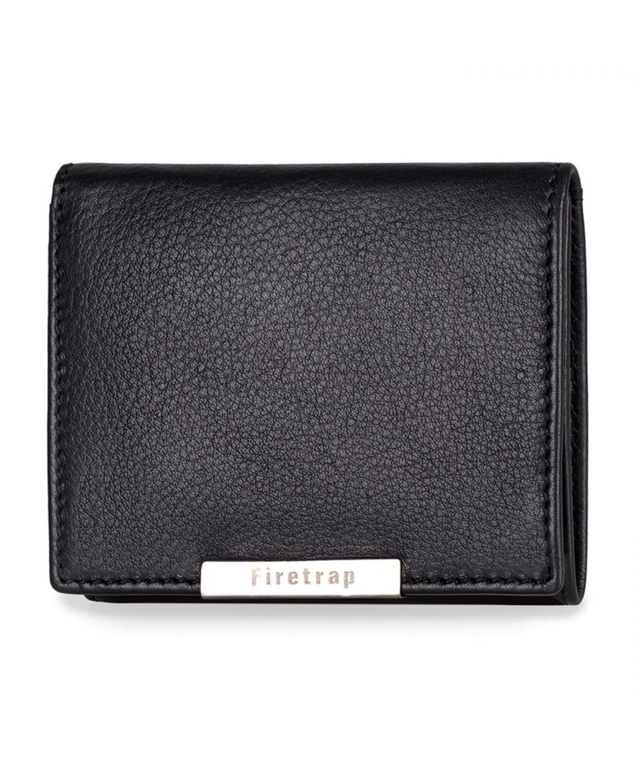 Firetrap City Wallet The Firetrap City Wallet is crafted from soft, supple leather and features RFID Blocking Technology to help keep your personal data safe from identity theft and fraudulent transactions. > Wallet > Leather construction > 6CC trifold design > ID section > RFID Blocking Technology > Includes metal presentation box > Firetrap branding