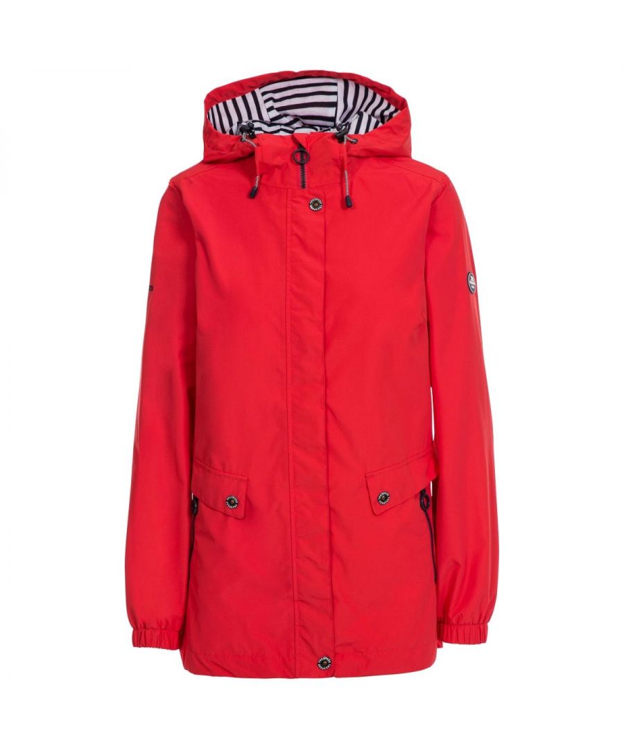 Image for Trespass Womens/Ladies Flourish Waterproof Jacket (Red)