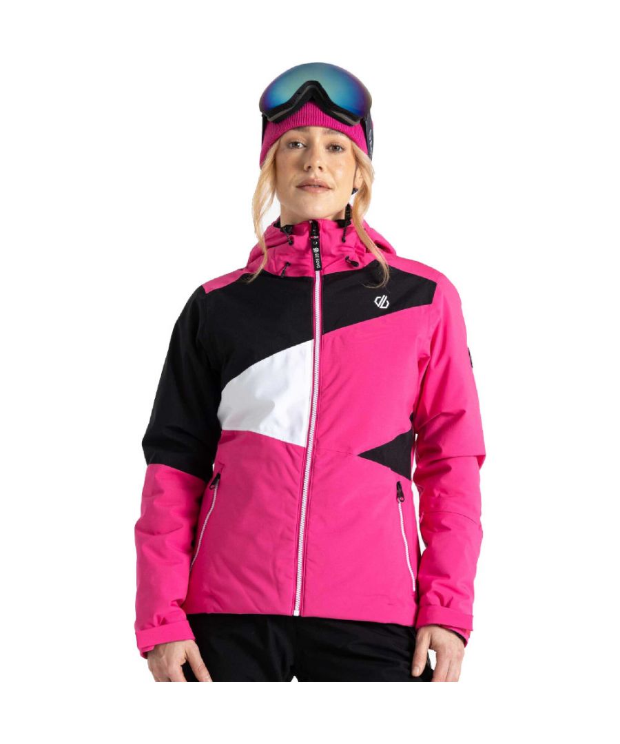 Dare 2B Womens Ice Waterproof Padded Ski Jacket Coat - Pink - Size 12 UK