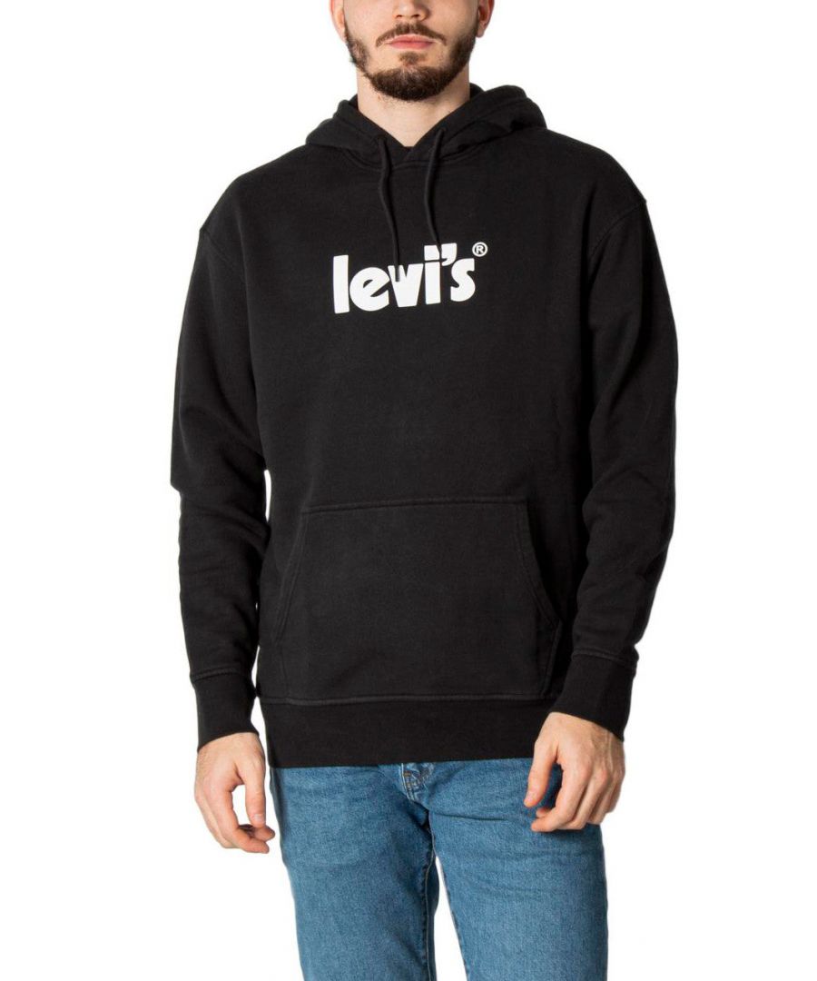 Brand: Levi`s   Gender: Men   Type: Sweatshirts   Color: Black   Pattern: Print   Sleeves: Long Sleeve   Collar: Hood   Fastening: Slip On   Pockets: Front Pockets   Season: Spring/summer  -100% cotton •