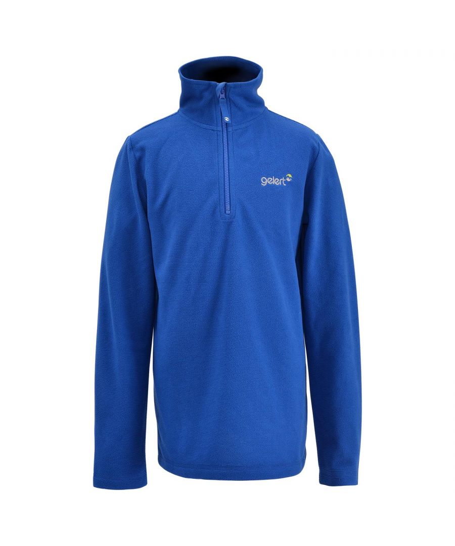 Gelert Atlantis Micro Fleece JuniorPerfect for layering up, the Atlantis Micro Fleece has been crafted from a soft fleece fabrication for a comfortable fit, styling a quarter zip fastening to the funnel neckline and long sleeves. Complete with Gelert branding to the chest, this piece can be worn with joggers and trainers for a casual fit.  >Sleeve Length: Long Sleeve>Fastenings: Quarter-Zip>Fabric: Polyester>Collar Style: Funnel Neck>Pattern: Plain>Care Instructions: Machine Wash, According To Care Label>Style: Fleece Jackets