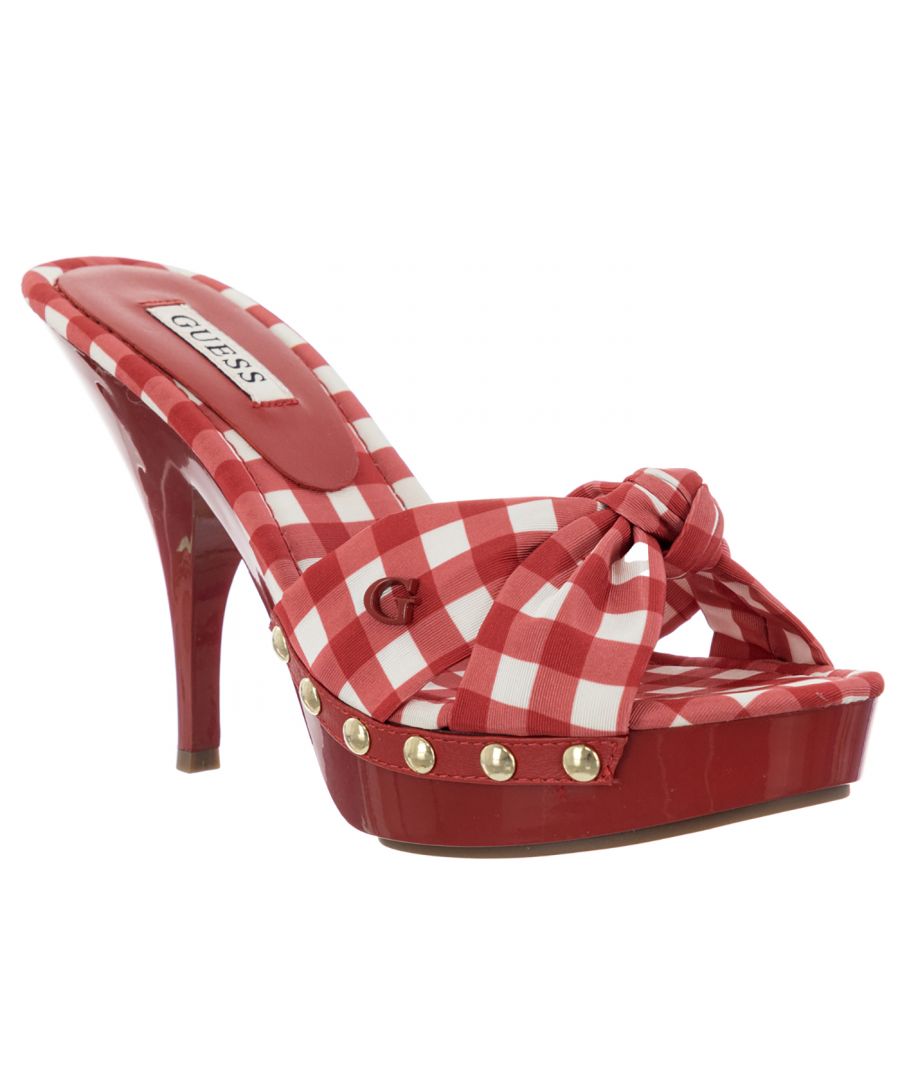Image for Guess Women's Decollette Taila/Sandalo Shoes (Red)