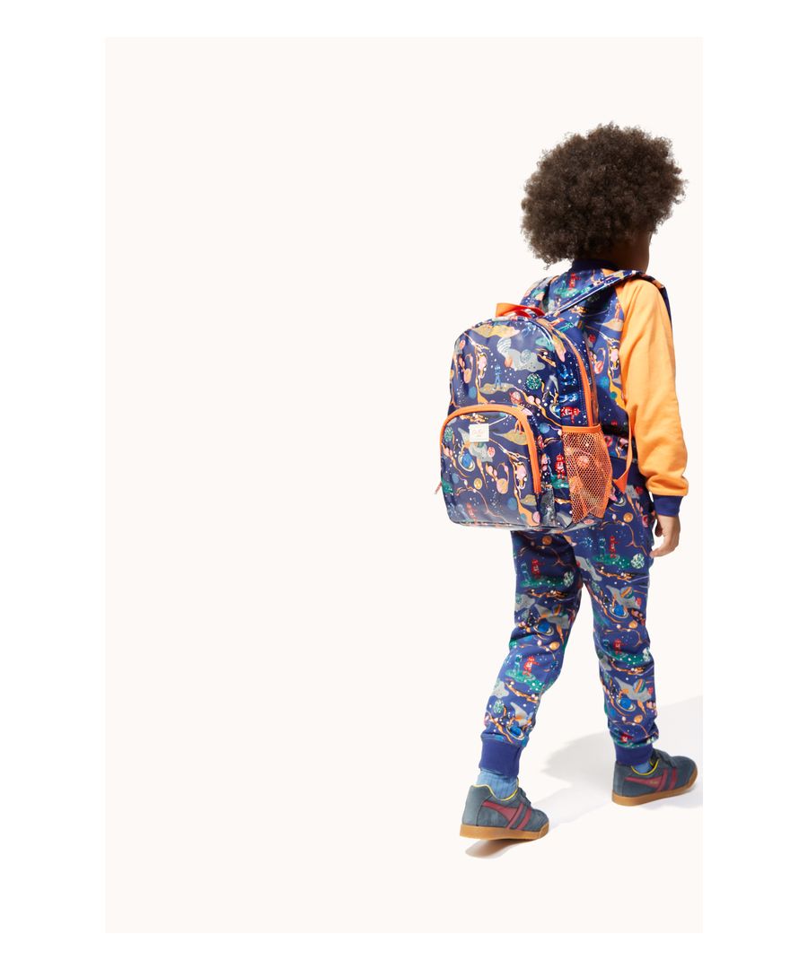 Marble Space Kids Classic Large Backpack with Mesh Pocket