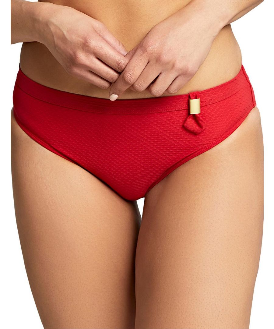 Panache Womens Marianna Bikini Brief - Red Polyamide - Size 3XL